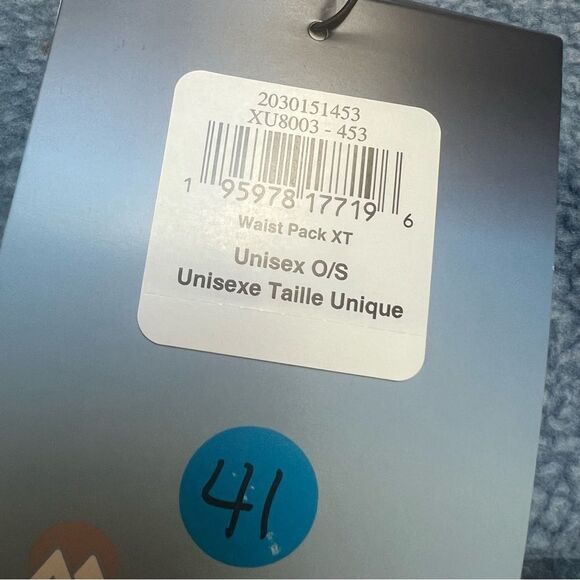 Madhappy x Columbia Sherpa Waist Pack Blue / Grey One Size NEW - Picture 4 of 6